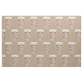 Premium Kaffeebohnen Plakat-Café Barista Stoff (Fat Quarter (45,7 x 55,9 cm))