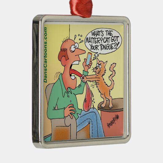 Premium Katze Cartoon Weihnachtsbaum Ornament (Rechts)