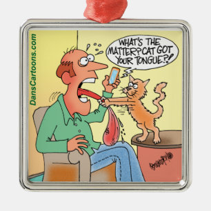 Premium Katze Cartoon Weihnachtsbaum Ornament