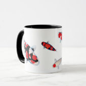 Premium-Koi-Fisch-Tasse Tasse (Vorderseite Links)