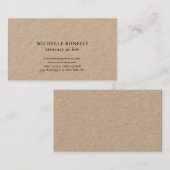 Premium Kraft Einzigartiger Anwalt bei Law Simple Visitenkarte (Vorne/Hinten)