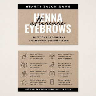 Premium Kraft Eyebrow Tint Henna Brows Aftercare