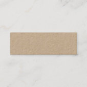 Premium Kraft Mini Business Card Visitenkarte (Vorderseite)