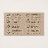 Premium Kraft Ombre Powder Brows Aftercare Ratschl (Rückseite)