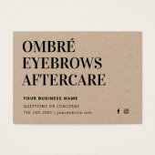 Premium Kraft Ombre Powder Brows Aftercare Ratschl (Vorderseite)