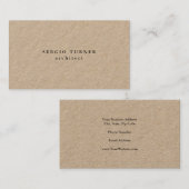 Premium Kraft Trendy Minimalistisch Beruflich Visitenkarte (Vorne/Hinten)