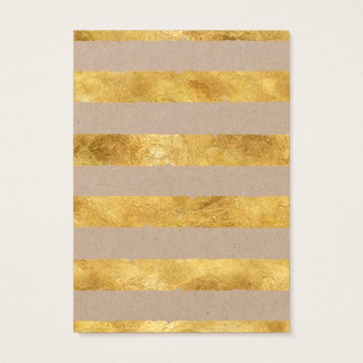 Premium Kraft- und Gold-Fohlen-Ohrring-Display-Kar (Rückseite)