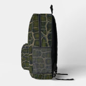 Premium-Krokodillextur-Muster Bedruckter Rucksack (Rechts)