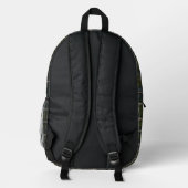 Premium-Krokodillextur-Muster Bedruckter Rucksack (Rückseite)