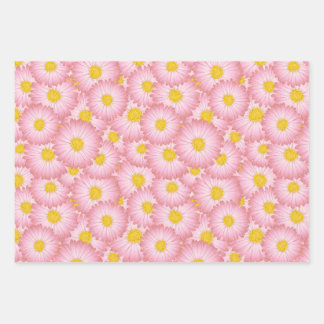 Premium-Kunst-Blumengeschenkverpackung - Set aus 3 Geschenkpapier Set