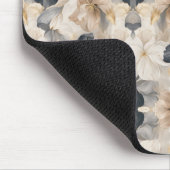 Premium künstlerische Blumenabstraktion Mousepad (Ecke)