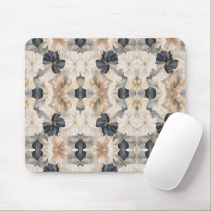 Premium künstlerische Blumenabstraktion Mousepad