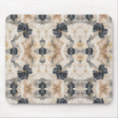 Premium künstlerische Blumenabstraktion Mousepad (Vorne)