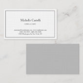 Premium-Leinen Beruflich Einzigartig klassisch ein Visitenkarte (Vorne/Hinten)