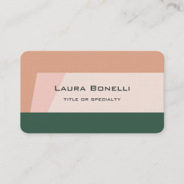 Premium-Leinen Beruflich modern Visitenkarte