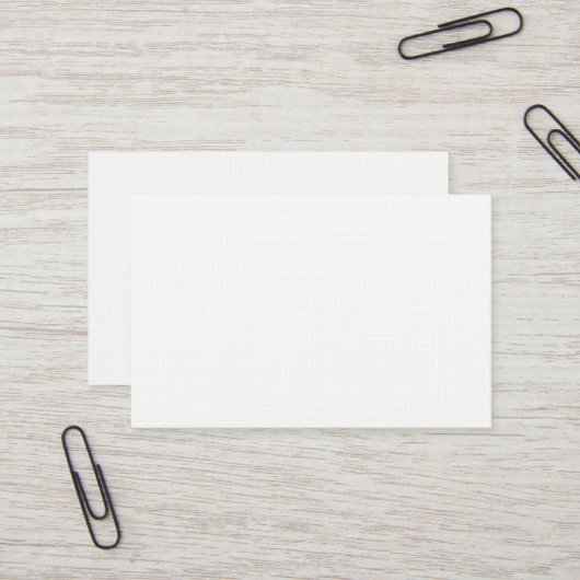 Premium-Leinen Europäische Visitenkarte (Vorderseite/Rückseite Beispiel)