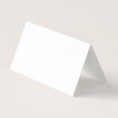 Premium-Leinen minimalistisch modern Visitenkarten (Rückseite)