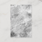 Premium-Leinen Minimalistisch Schlicht Moderne Ber Visitenkarte (Rückseite)