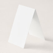 Premium-Leinen minimalistischer moderner Trend  Visitenkarten (Rückseite)