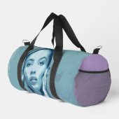 Premium-Leinwand "Frauen in Blau" Duffle Bag (Rechte Ecke)