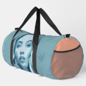 Premium-Leinwand "Frauen in Blau" Duffle Bag (Rechte Ecke)