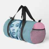 Premium-Leinwand "Frauen in Blau" Duffle Bag (Rechte Ecke)