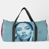 Premium-Leinwand "Frauen in Blau" Duffle Bag (Vorderseite)
