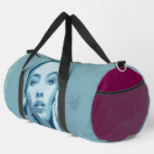 Premium-Leinwand "Frauen in Blau" Duffle Bag (Rechte Ecke)