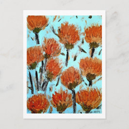 Premium Leinwand (Glanz) Dianthus Postkarte