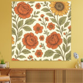 Premium Leinwand mit Umrandung (Insitu (Wohnzimmer))