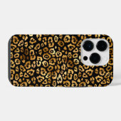 Premium Leopard-Muster iPhone Hülle (Rückseite (Horizontal))