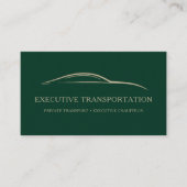 Premium-Limousinenservice Modern Visitenkarte (Vorderseite)