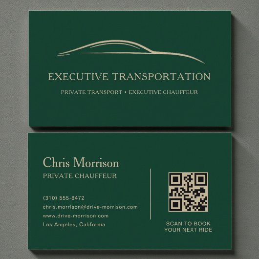 Premium-Limousinenservice Modern Visitenkarte