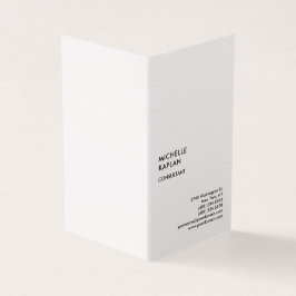 Premium-Linen Moderne Beruflich exklusive Visitenkarten