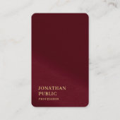 Premium Linen Ocean Japanisch Größe Gold Text Luxe Visitenkarte (Vorderseite)