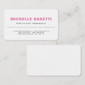 Premium Linen Stilvoll Modernes, Berufliches Desig Visitenkarte (Vorne/Hinten)