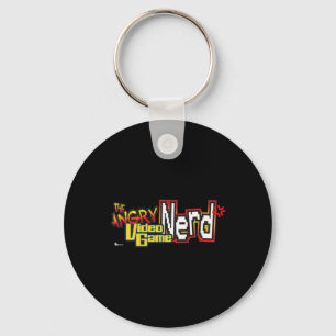 Premium-Logo für den Nerd von Angry-Videospielen Schlüsselanhänger