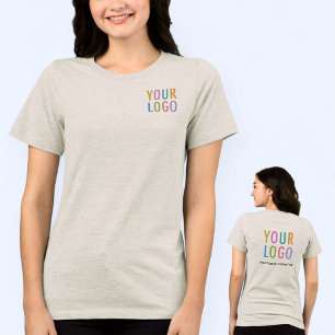 Premium-Logo für Frauen in Beige-T - Shirt für Unt