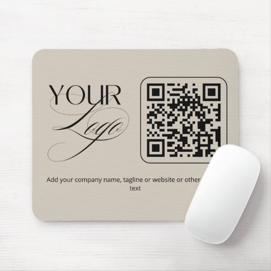 Premium-Logo für Vanilla QR-Code für benutzerdefin Mousepad (Mit Mouse)