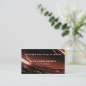 Premium Luxurious Black Gold-type3 Visitenkarte (Stehend Vorderseite)