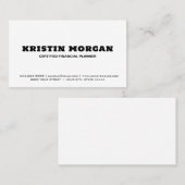 Premium-Luxus-Visitenkarten, individuelles Design Visitenkarte (Vorne/Hinten)