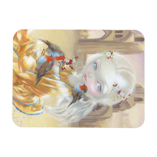 Premium Magnet "Angel bei Glastonbury Abbey" (Horizontal)