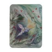 Premium Magnet aus Holz (Vertikal)