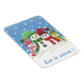 Premium-Magnet der Familie Snowmen Magnet (Rechte Seite)