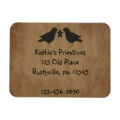 Premium-Magnet für primitive Krähen Magnet (Horizontal)