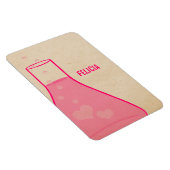 Premium-Magnet für Whimsical Beaker, rosa Magnet (Rechte Seite)