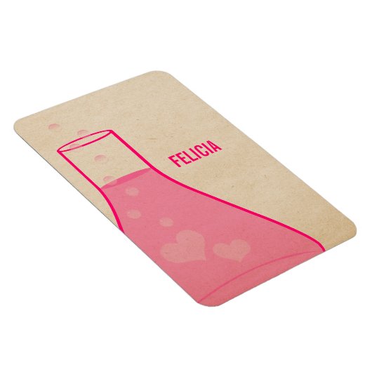 Premium-Magnet für Whimsical Beaker, rosa Magnet (Rechte Seite)