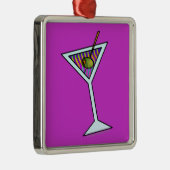 Premium MARTINI ART ORNAMENT Aus Metall (Rechts)