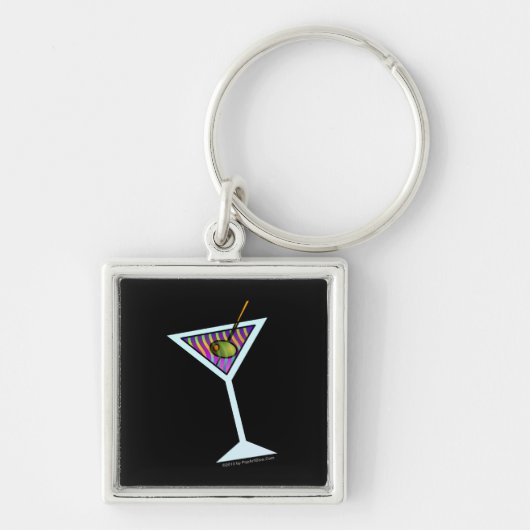 Premium-MARTINI-SCHLÜSSELANHÄNGER Schlüsselanhänger (Vorne)