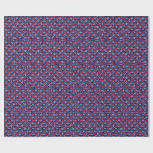 Premium Matt Wrapping Paper - farbenfrohe 3D Digit Geschenkpapier (Flach)